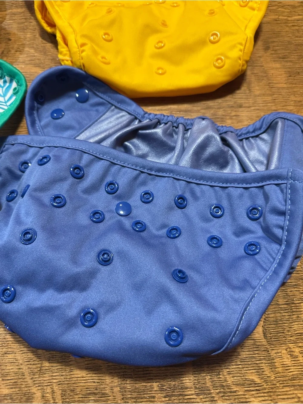 Reusable baby clothes diaper covers set of 4 adjustable snaps